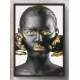 Quadro Decorativo Face Mulher Pintura