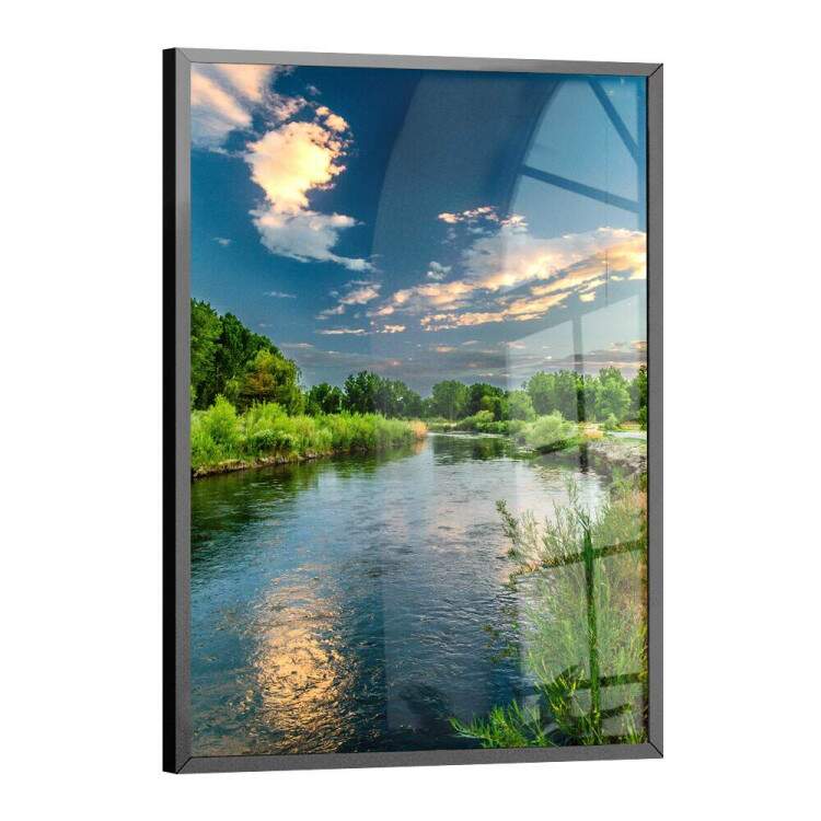 Quadro Decorativo Paisagem Lago