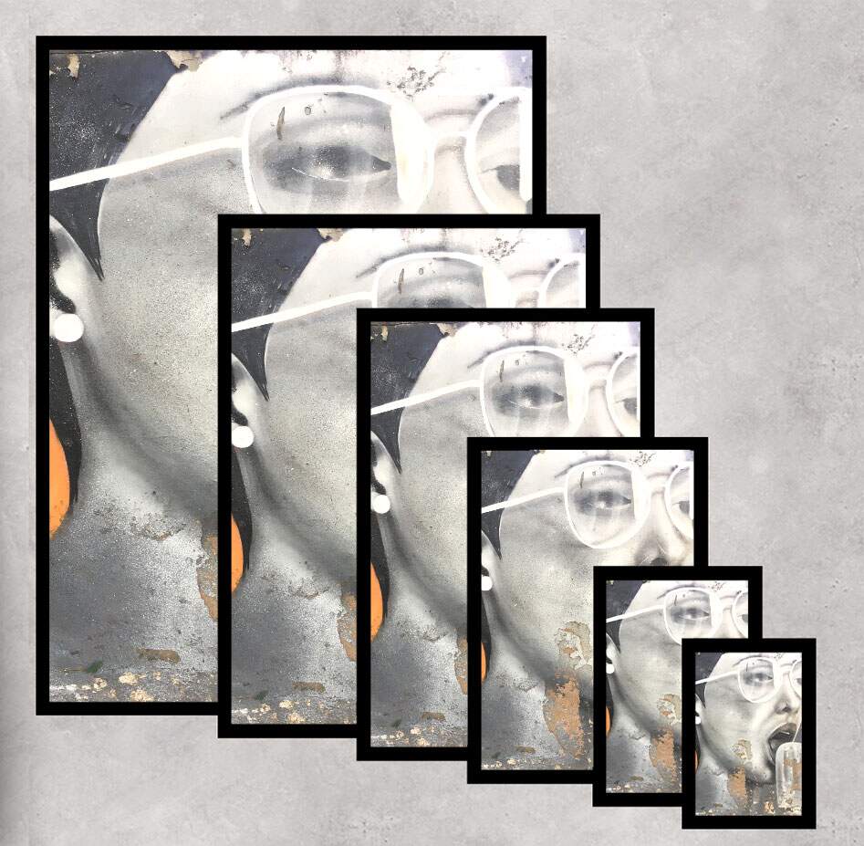 Quadro Decorativo Pintura Mulher com Picol�