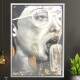 Quadro Decorativo Pintura Mulher com Picol�