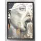 Quadro Decorativo Pintura Mulher com Picol�
