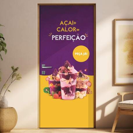 Adesivo Para Porta Aa Igual Perfeio