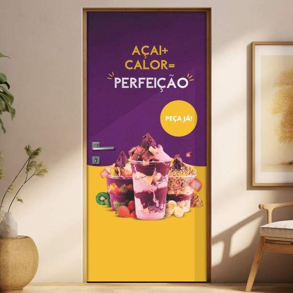 Adesivo Para Porta Aa Igual Perfeio