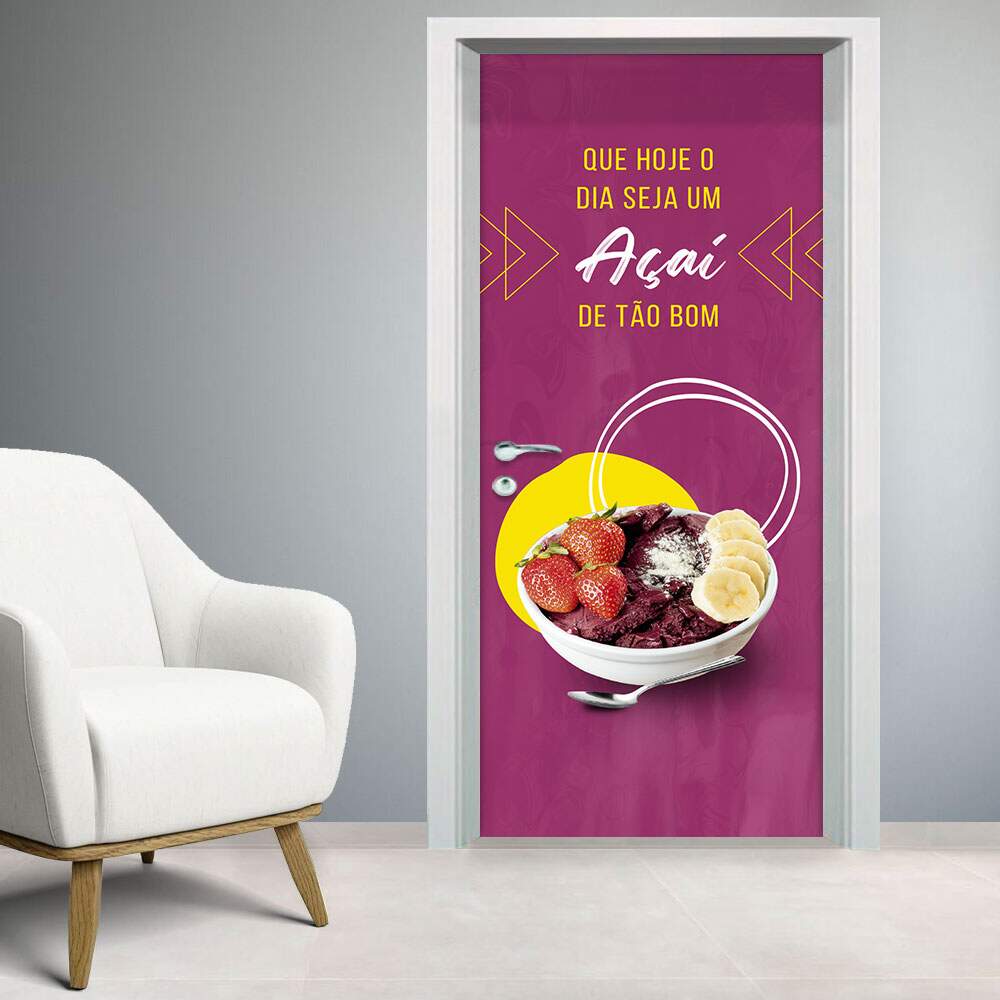 Adesivo Para Porta A�a� De T�o Bom