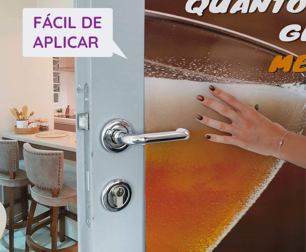 Adesivo Para Porta Quanto Mais Gelada Melhor