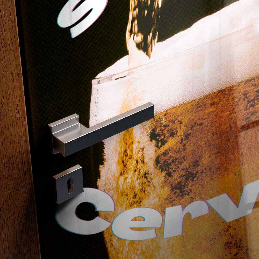 Adesivo Para Porta Sede De Cerveja