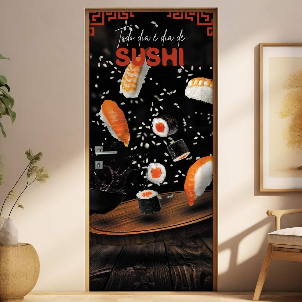 Adesivo Para Porta Sushi