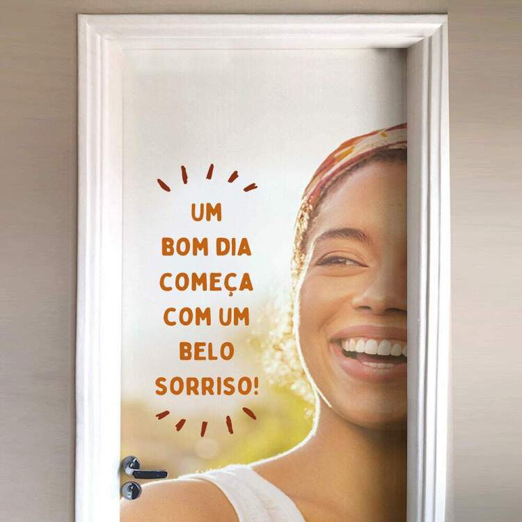 Adesivo Para Porta Belo Sorriso