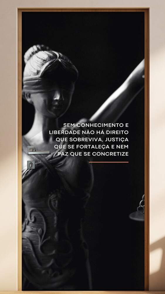 Adesivo Para Porta Frase Direito