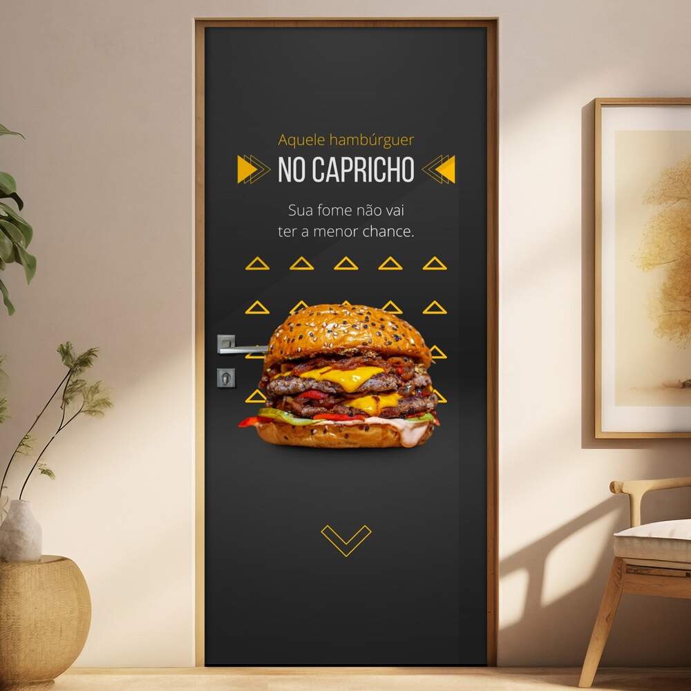 Adesivo Para Porta Hambrguer No Capricho