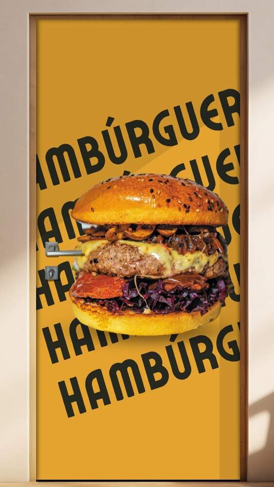 Adesivo Para Porta Hamb�rguer