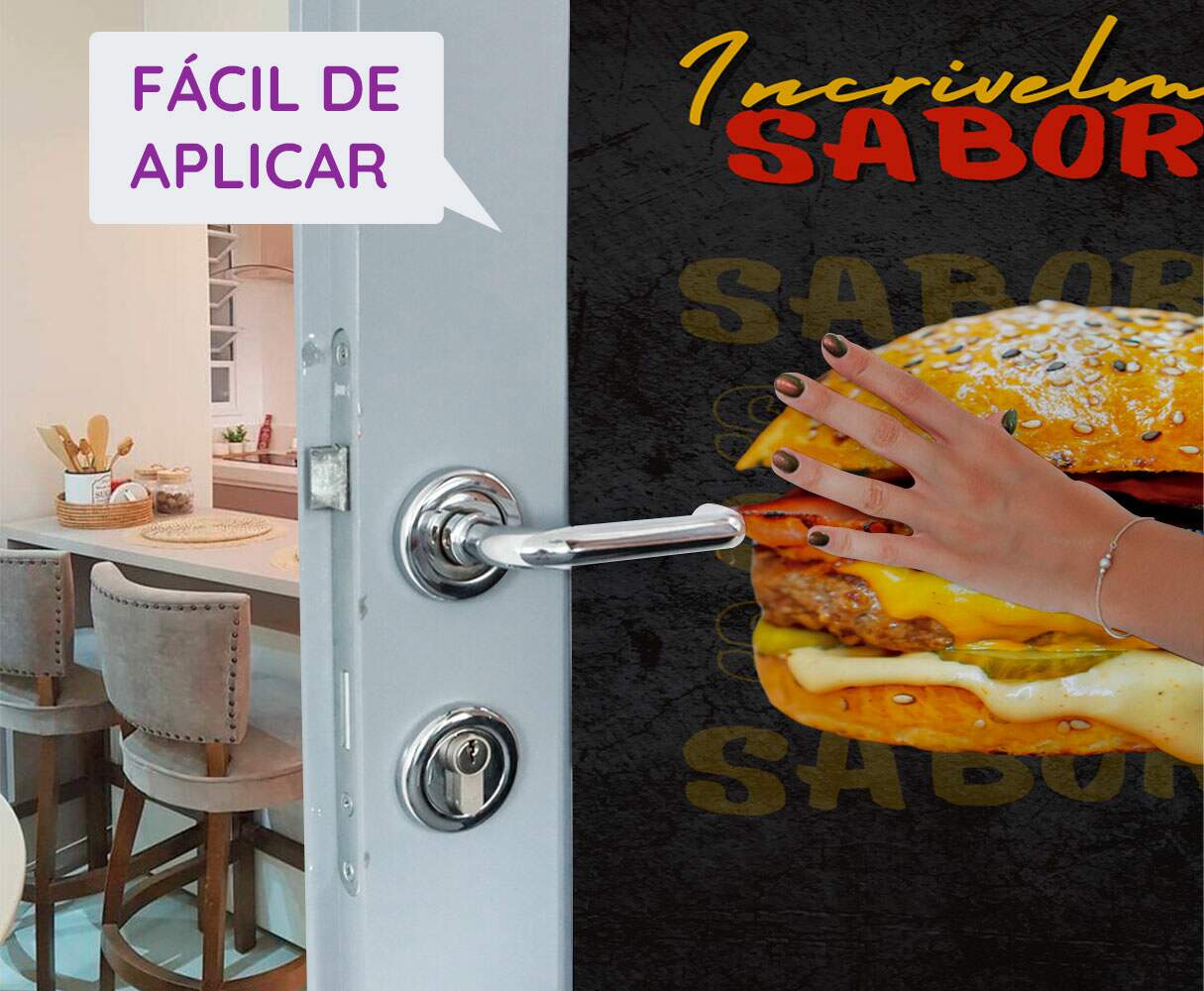 Adesivo Para Porta Incr�velmente Saboroso