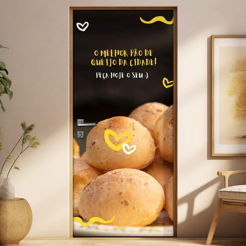 Adesivo Para Porta O Melhor Po De Queijo