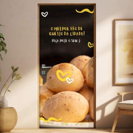 Adesivo Para Porta O Melhor Po De Queijo