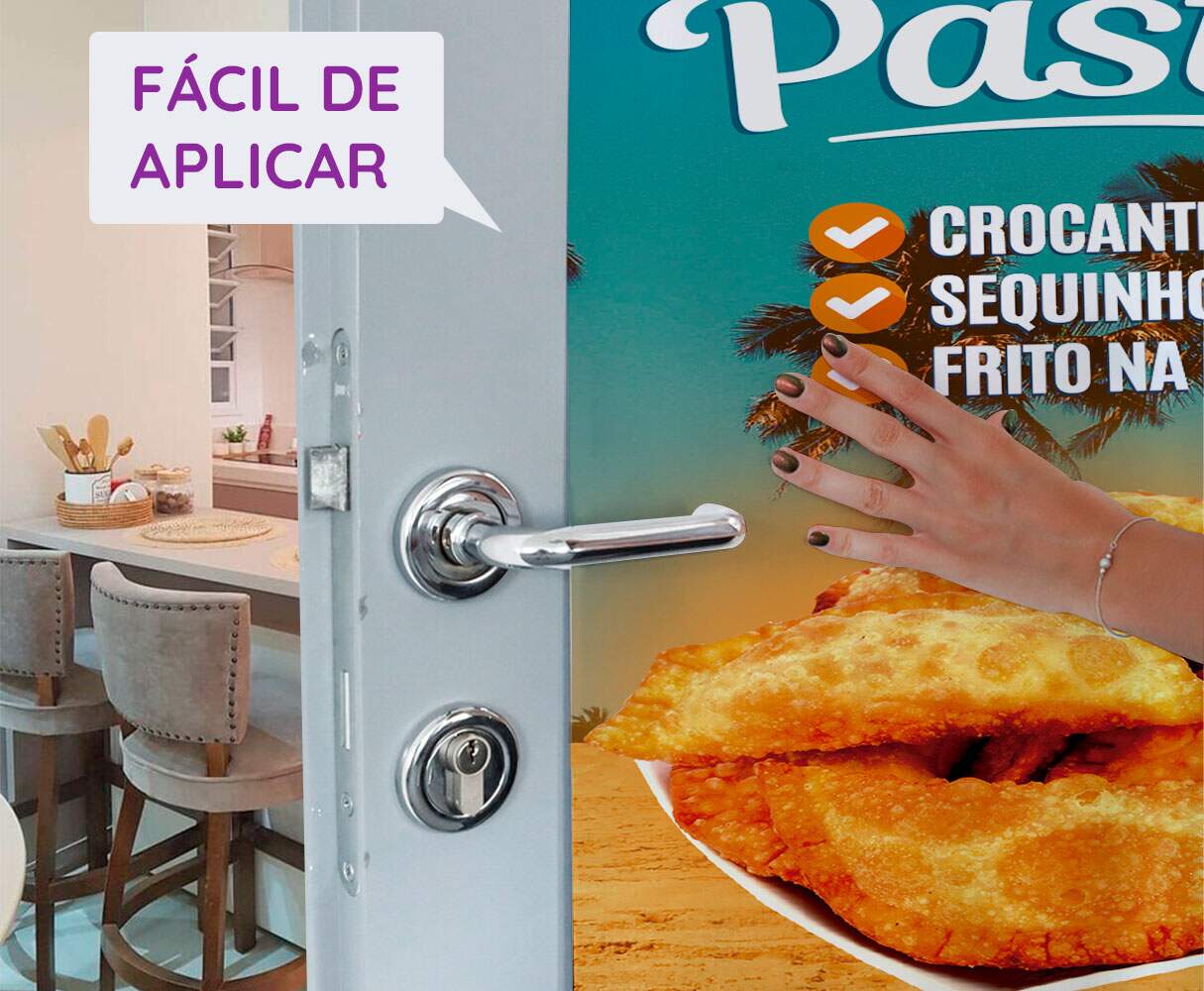 Adesivo Para Porta Pastel