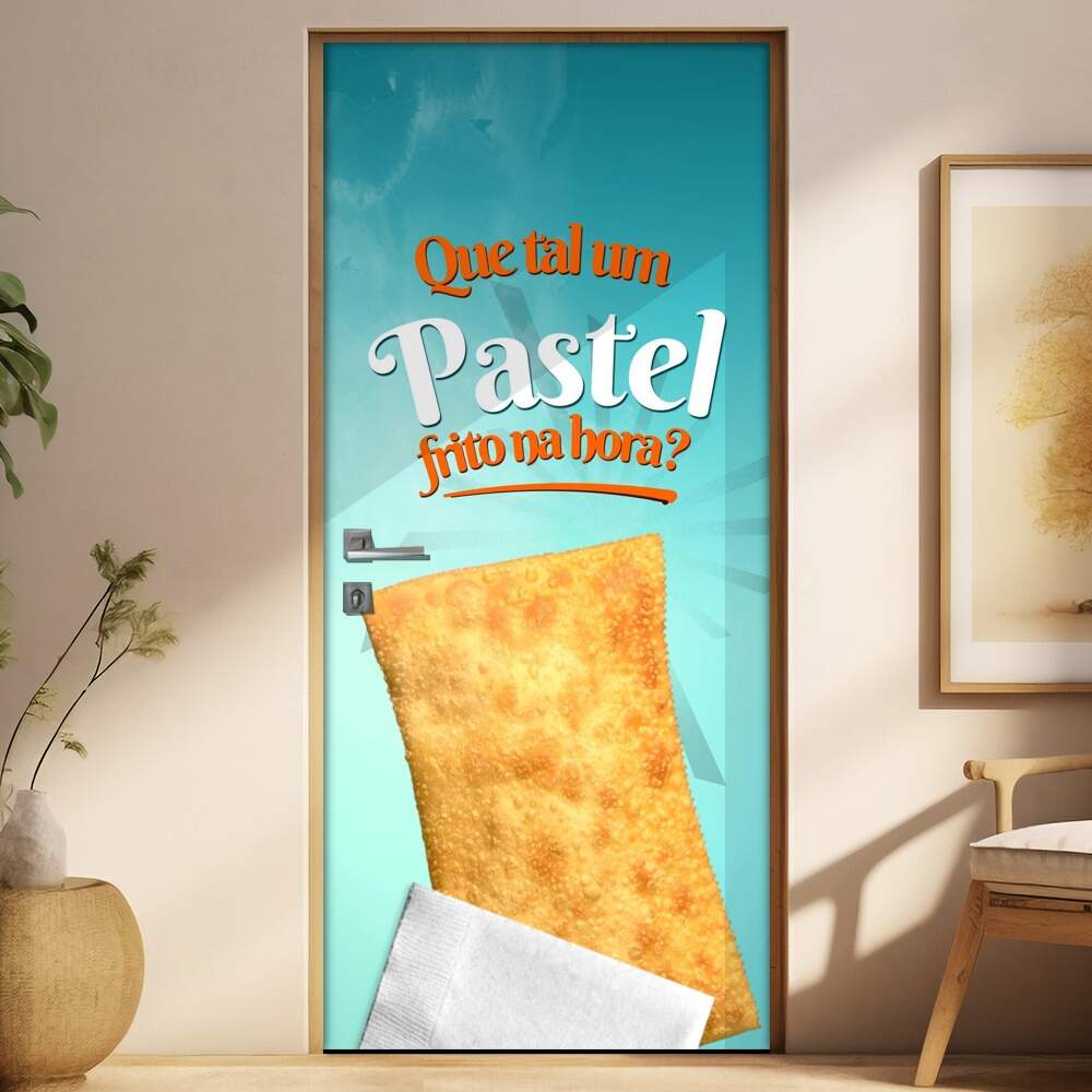 Adesivo Para Porta Que Tal Um Pastel