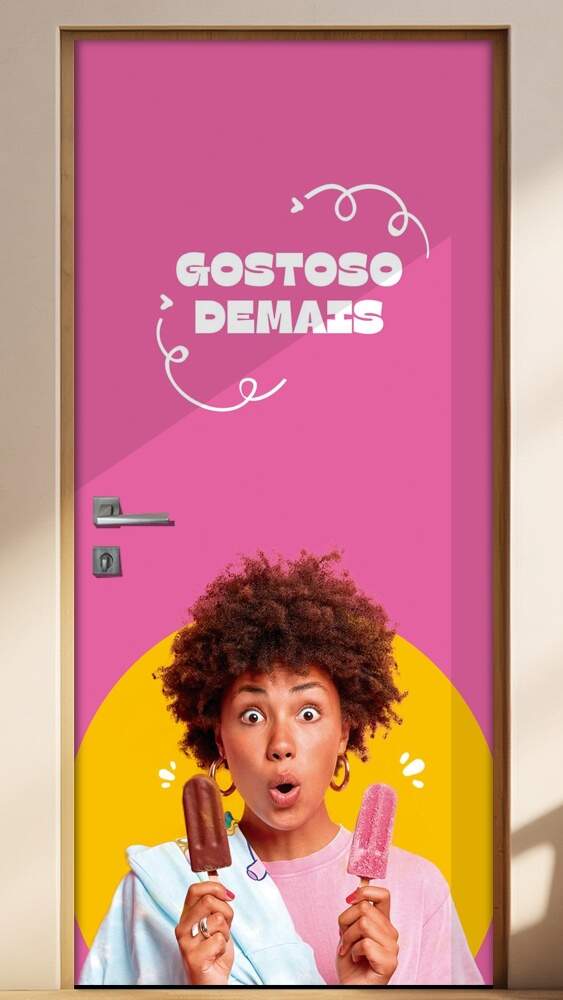 Adesivo Para Porta Gostoso Demais