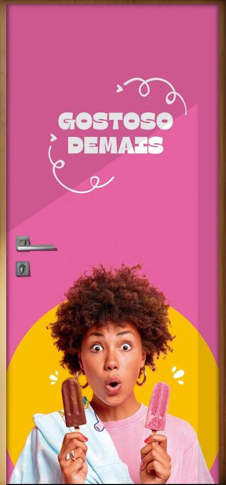 Adesivo Para Porta Gostoso Demais