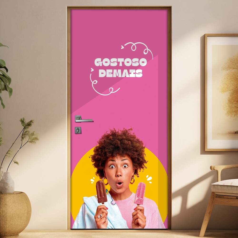 Adesivo Para Porta Gostoso Demais