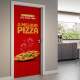 Adesivo Para Porta A Melhor Pizza
