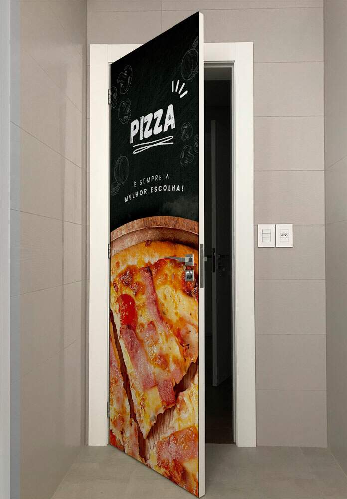 Adesivo Para Porta Pizza A Melhor Escolha