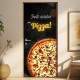 Adesivo Para Porta Tudo Acaba Em Pizza