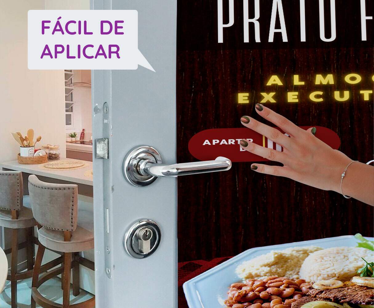 Adesivo Para Porta Prato Feito