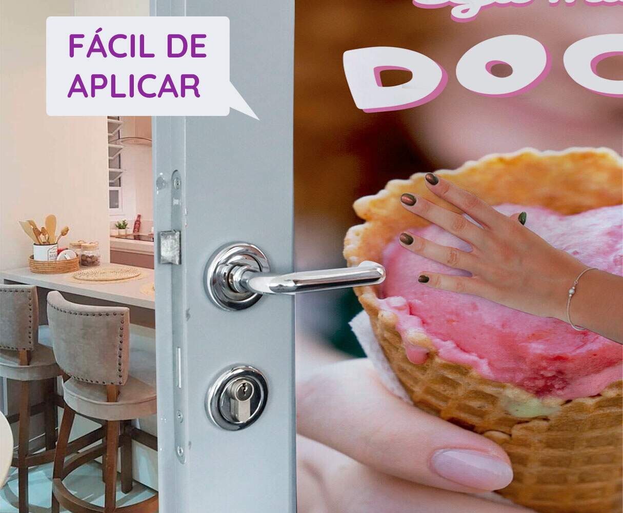 Adesivo Para Porta Que Seu Dia Seja Mais Doce