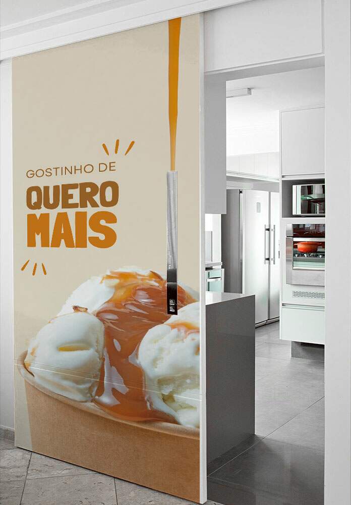 Adesivo Para Porta Gostinho De Quero Mais