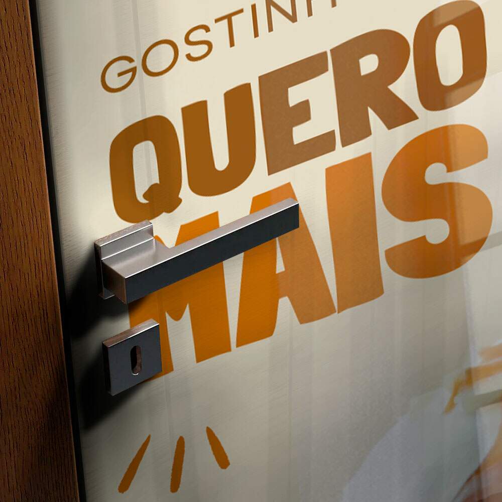 Adesivo Para Porta Gostinho De Quero Mais