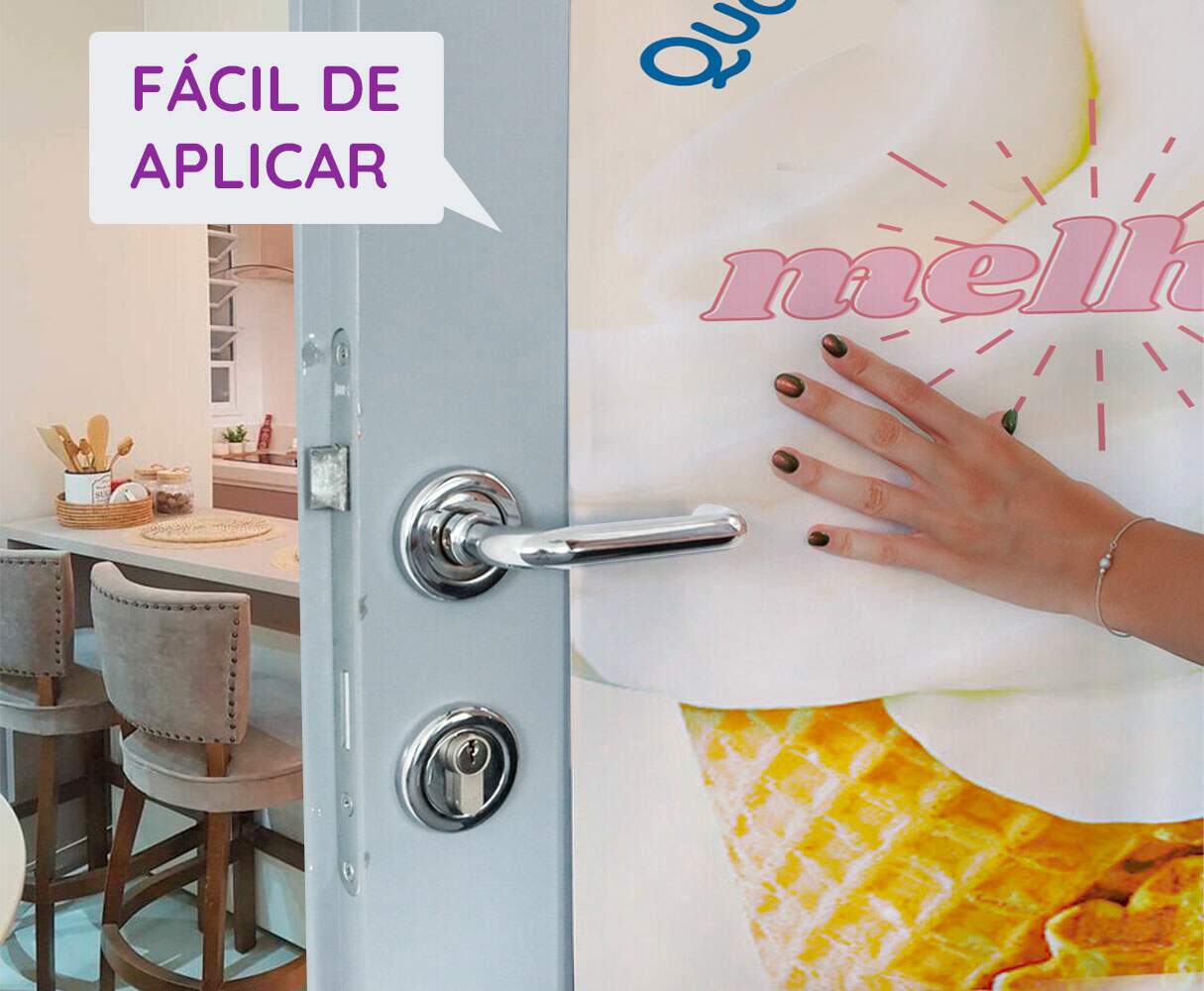 Adesivo Para Porta Quanto Mais Melhor