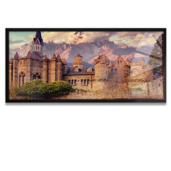 Quadro Decorativo Slim Castelo