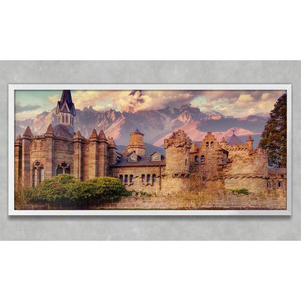 Quadro Decorativo Slim Castelo