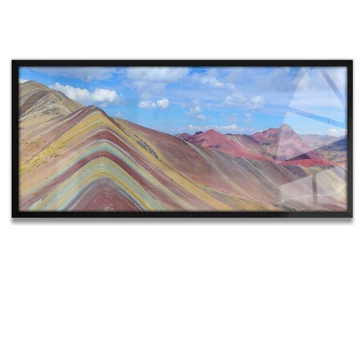 Quadro Decorativo Slim Areia Colorida