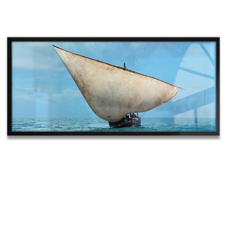 Quadro Decorativo Slim Barco a Vela