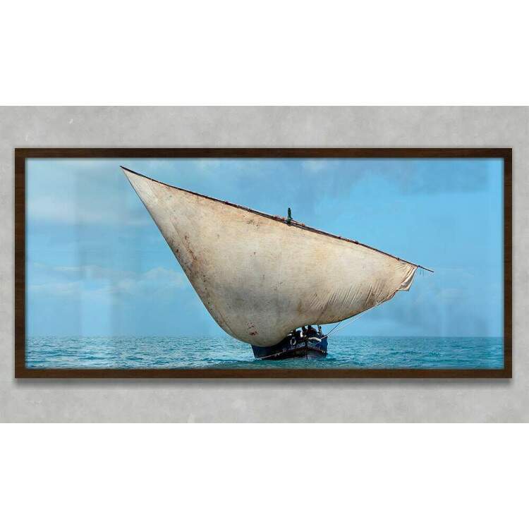 Quadro Decorativo Slim Barco a Vela