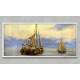 Quadro Decorativo Slim Pintura Barco a Vela