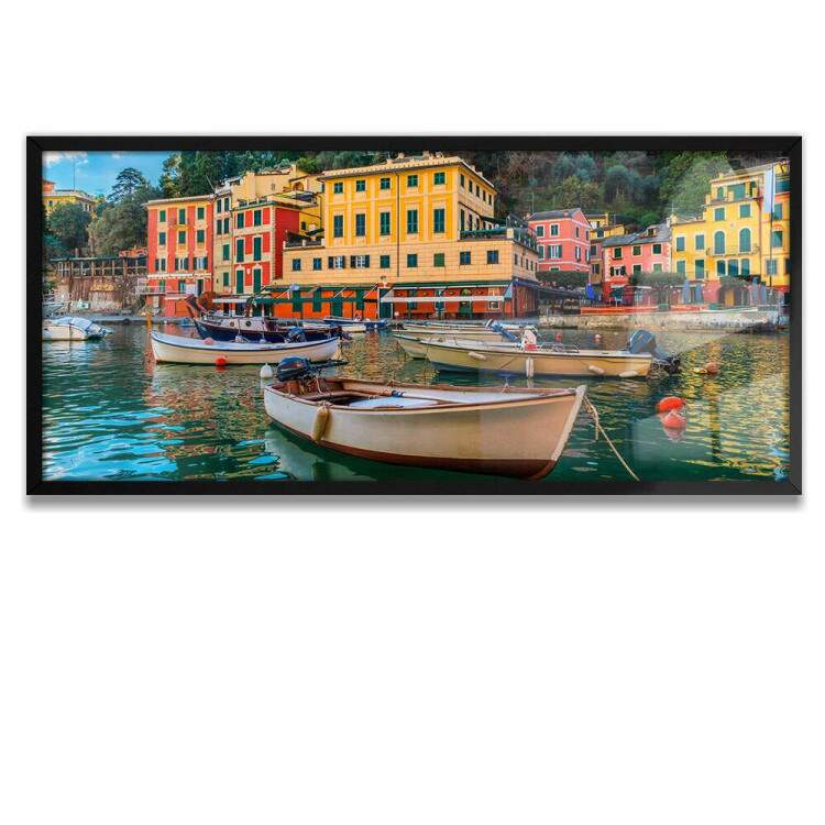 Quadro Decorativo Slim Barcos em Veneza