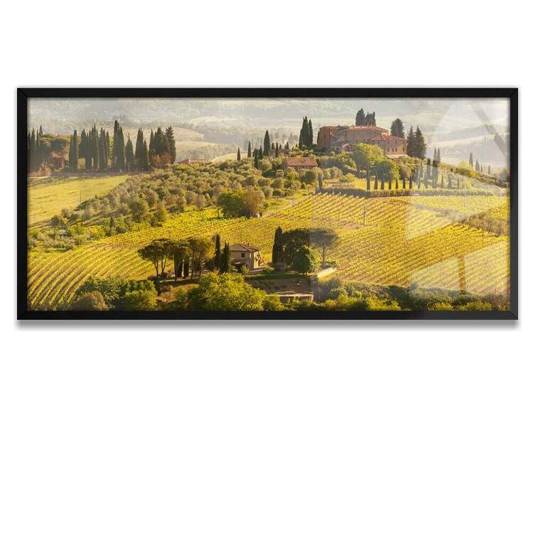 Quadro Decorativo Slim Casas na Montanha
