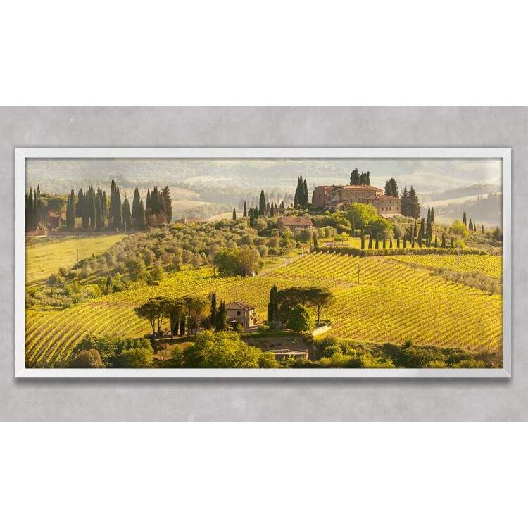 Quadro Decorativo Slim Casas na Montanha