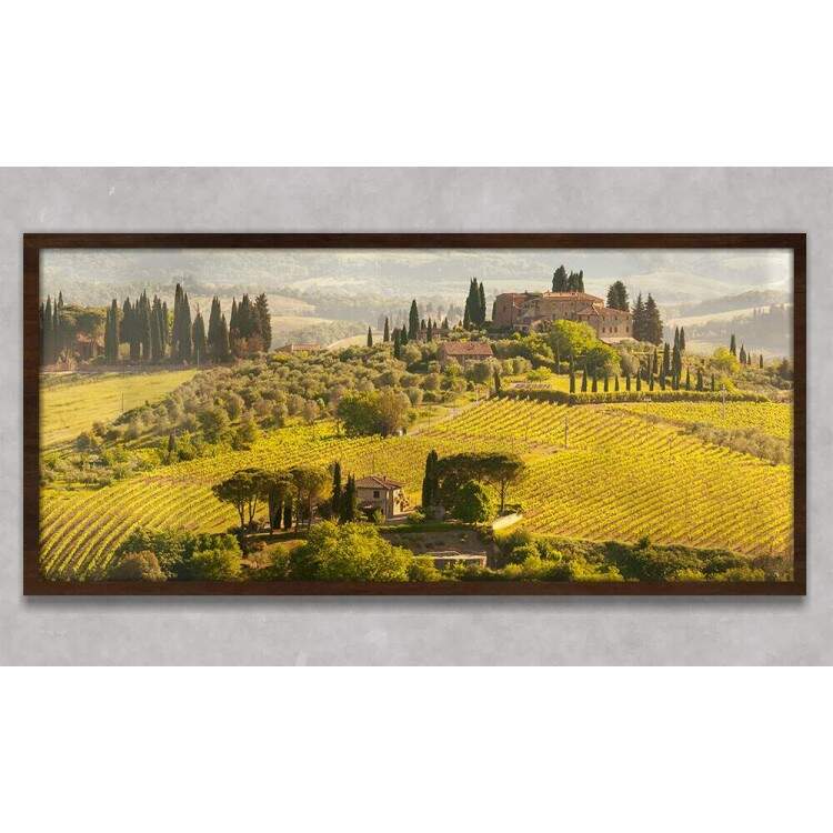 Quadro Decorativo Slim Casas na Montanha