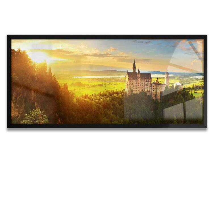 Quadro Decorativo Slim Castelo na Montanha