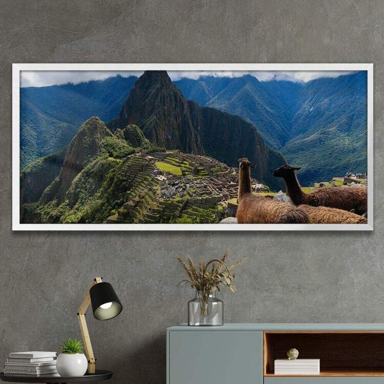 Quadro Decorativo Slim Machu Picchu