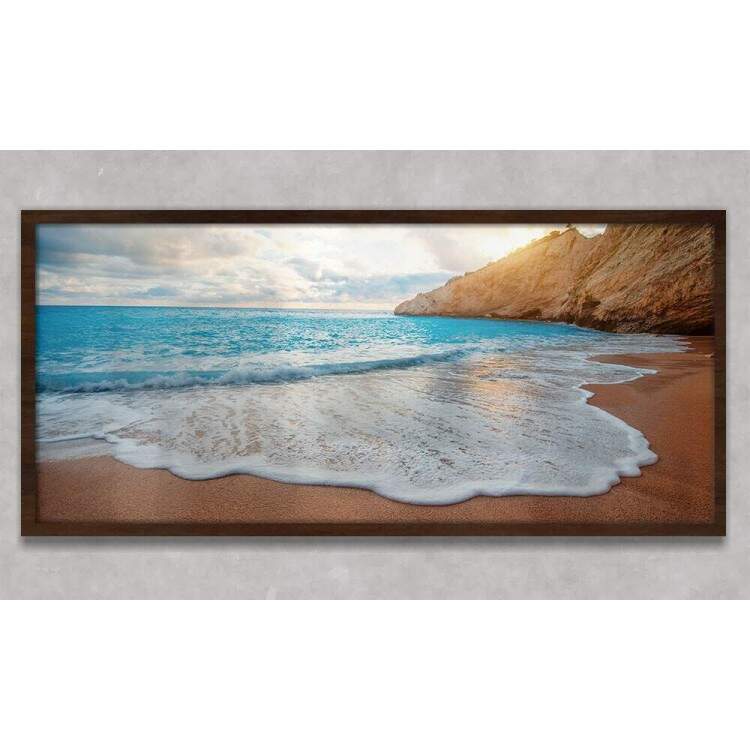 Quadro Decorativo Slim Praia