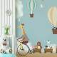 Papel de Parede Animaizinhos no C�u com Bal�es 3D
