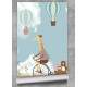 Papel de Parede Animaizinhos no C�u com Bal�es 3D