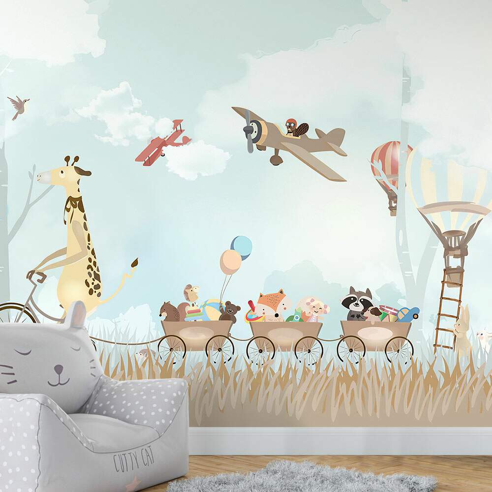 Papel de Parede Animaizinhos e Avi�ozinhos MP