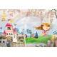 Papel de Parede Princesa no Castelo com Paisagem MP