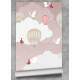 Papel de Parede Bal�es e Nuvens Rosas MP