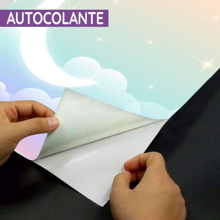 Papel de Parede Lua, Nuvens e Arco-ris MP